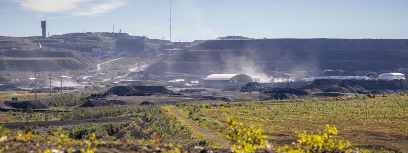 Med sin förväntade årliga produktion på 26 000 ton kan Viscaria bli Sveriges näst största kopparproducent, efter Aitik-gruvan. Viscaria-området. Foto: Viscaria
