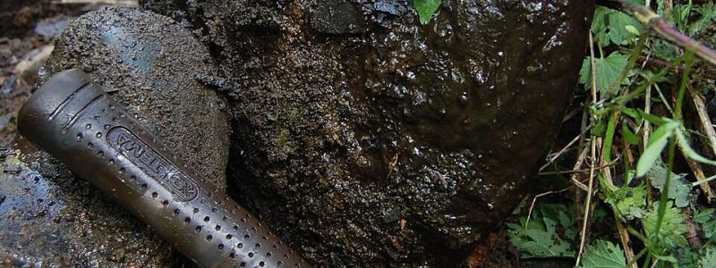 Brytning i alunskiffer väcker debatt. Foto: Wenkbrauwalbatros/Wikimedia Commons