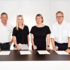 Partnerskapet kommer att ledas av Jan Moström, VD för LKAB, Jenny Greberg, teknikchef på LKAB, Vedrana Spudic, ABB:s Head of Technology Mining, och Peter Terwiesch, President ABB Process Automation. Bild: ABB
