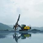 Den nya generationen PowerROC T45 är utrustad med ett Epiroc-utvecklat styrsystem, vilket hjälper till att minska bränsleförbrukningen. Foto: Epiroc