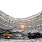Diamantgruvan Aikhal i Ryssland, en av världens största diamantgruvor.  Foto: Alrosa