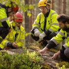 Endomines geologer i arbete. Det globala guldpriset har under de senaste åren stigit till historiskt höga nivåer. Med dagens prisnivå motsvarar de uppskattade resurserna i Pampalo och den omgivande guldlinjen ett värde på nästan 2,6 miljarder dollar, vilket motsvarar cirka 2,2 miljarder euro. Foto: Endomines