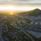 Kiruna. I området som påverkas ligger framför allt en mängd småhus. Foto: Lars Berggren/LKAB