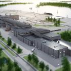 Illustration av stålverket i Luleå. Ill: SSAB