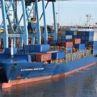 Containerterminal i Liverpools hamn. Foto: Johannes Niels/Wikimedia Commons