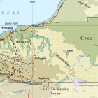 Australiens järnmalmsrika region Pilbara. Karta: Obivan Kenobi/Wikimedia Commons