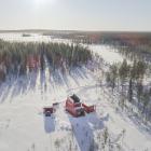 Sakatti Mining genomförde provborrningar i Viiankiaapa naturskyddsområde i Sodankylä i finska Lappland under 2023. Foto: Sakatti Mining.