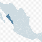 Sinaloa i Mexiko. Karta: Wikimedia Commons