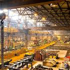 Ukrainsk stålfabrik. Foto: Zaporizhstal