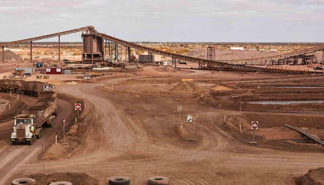 BHP utvinner uran som en biprodukt vid dess Olympic Dam-koppargruva i södra Australien. Foto: BHP