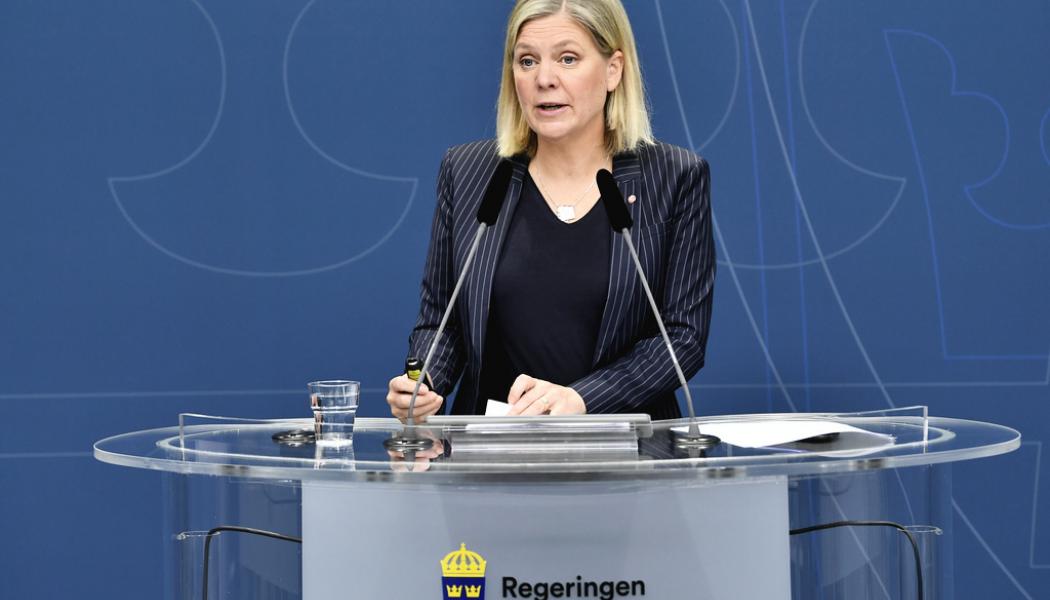 Anders Wiklund/TT: Finansminister Magdalena Andersson (S). Arkivbild.