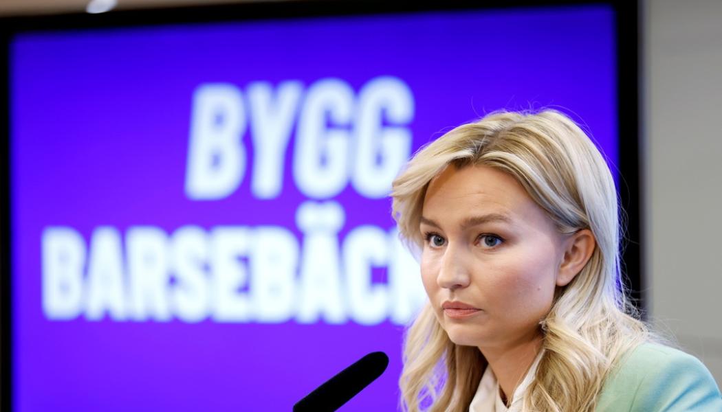 Christine Olsson/TT: Kristdemokraternas partiledare Ebba Busch säger att den nya regeringen kommer att se till att ny kärnkraft kommer att byggas. Arkivbild.