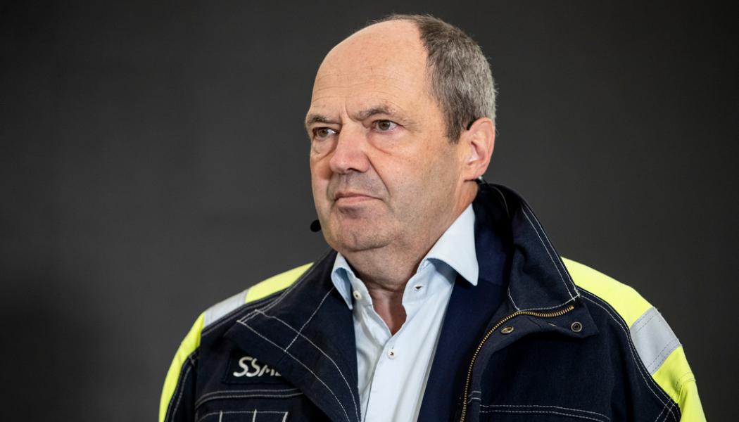Christine Olsson/TT: SSAB, med vd Martin Lindqvist, redovisar ett vinstras på nästan 40 procent. Arkivbild