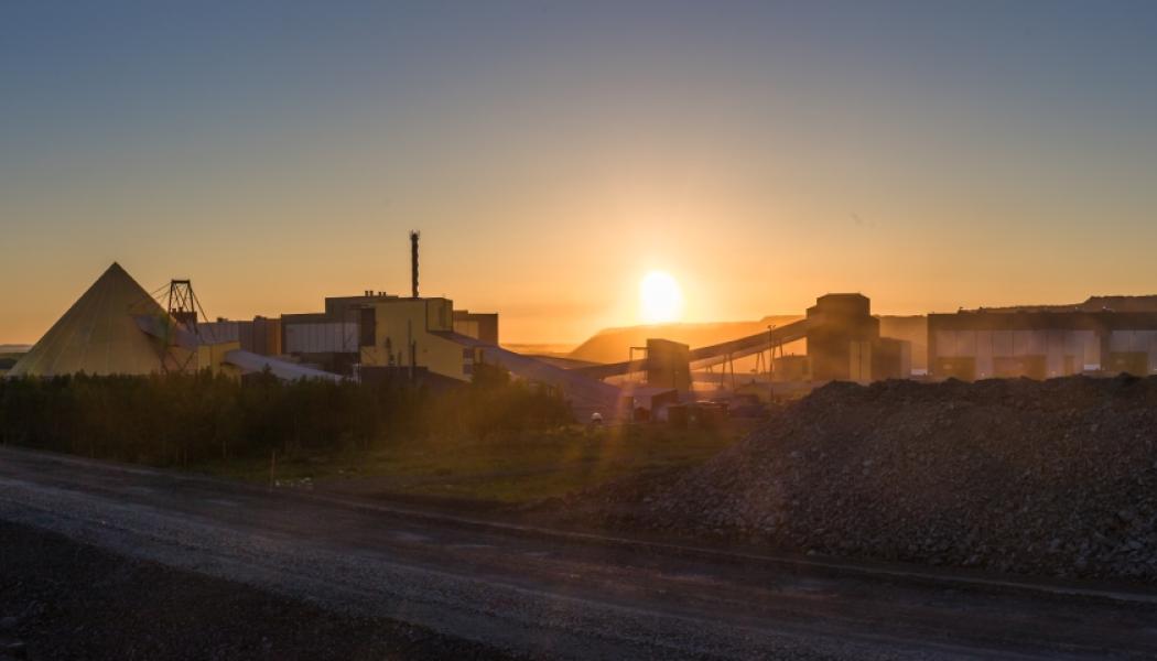Boliden Kevitsa är ett dagbrott för flera metaller i Sodankylä i norra Finland. Foto: Boliden