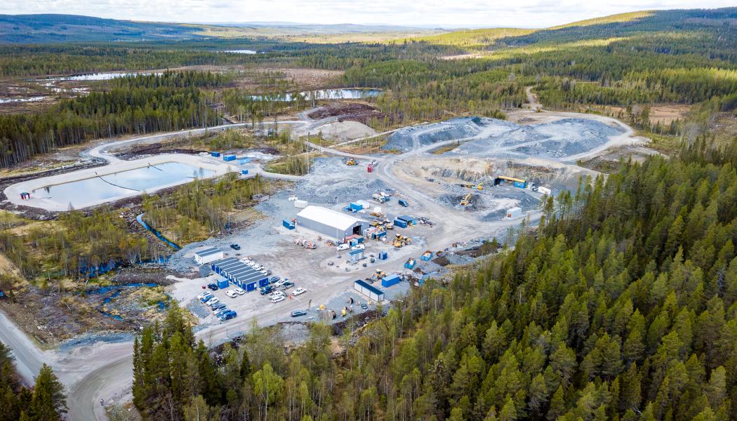 Botnia Exploration är numera ett guldproducerande bolag, den första nya svenska gruva som lyckats starta på över 12 år. Foto: Botnia Exploration