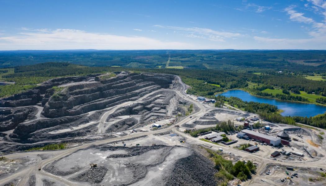 Björkdalsgruvan är en av norra Europas största guldgruvor. Foto: Veidekke