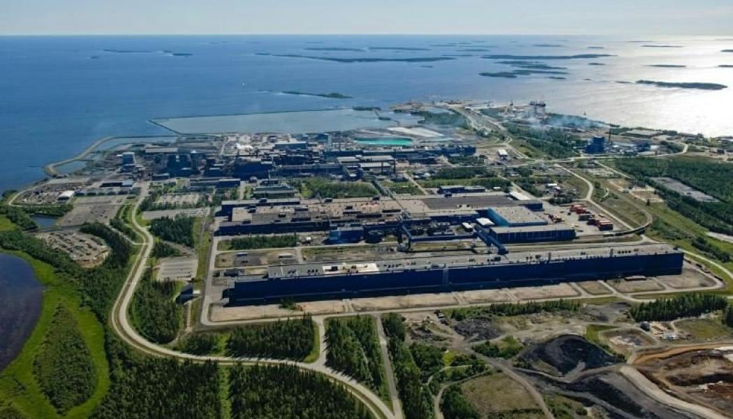 Anläggningen i Torneå. Foto: Outokumpu