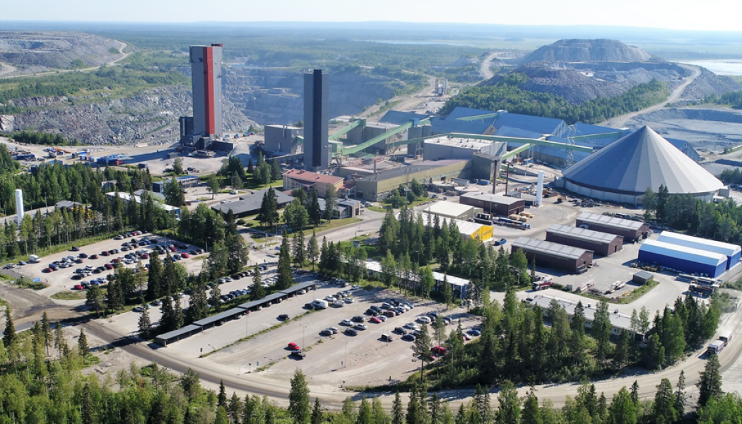 Outokumpus gruva i Kemi i Finland. Foto: Pressbild