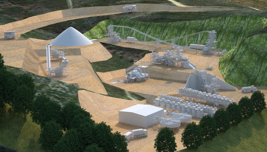Visualisering av den framtida anläggningen. Ill: ABB