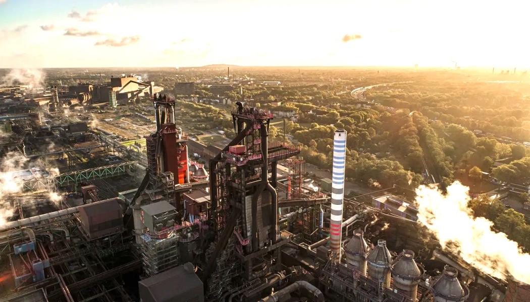 Thyssenkrupps fabrik i tyska Duisburg. Foto: Thyssenkrupp