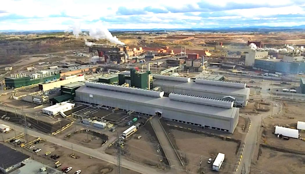 Rio Tintos aluminiumsmältverk AP60 i Kanada. Företaget gav projektet i Finland tillgång till sin AP60-teknik år 2025, dock med begränsad framgång. Foto: Rio Tinto.