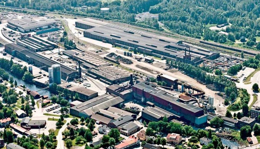 Smedjebackens stålverk. Foto: Ovako