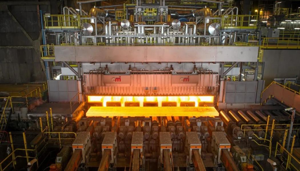ArcelorMittals befintliga varmvalsverk i Gent, Belgien. Foto: ArcelorMittal