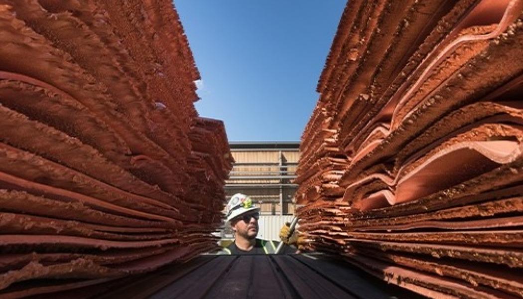 Koppar produktion. Symbolbild. Screenshot.