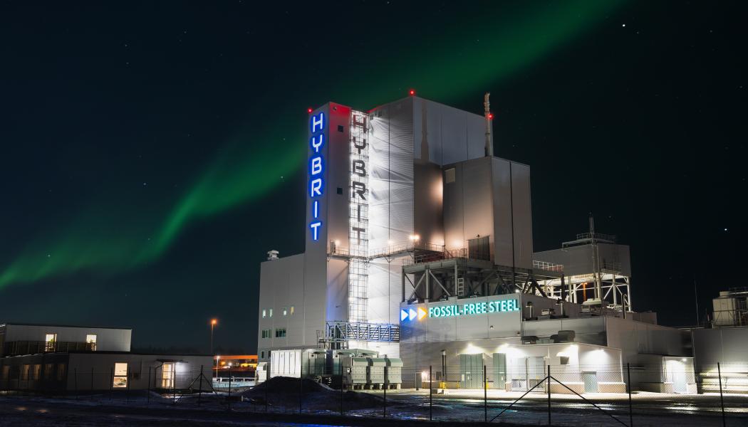 Hybrits pilotanläggning i Luleå. Foto: SSAB
