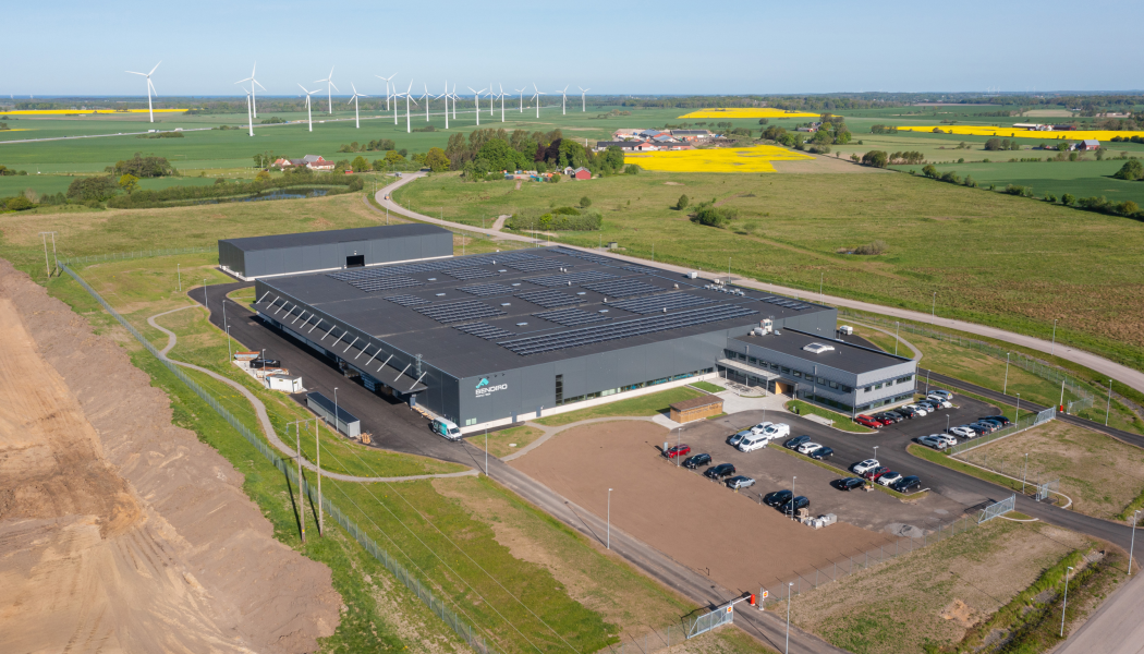 Den nya produktionsanläggningen i Falkenberg. Foto: Bendiro Profile Tech