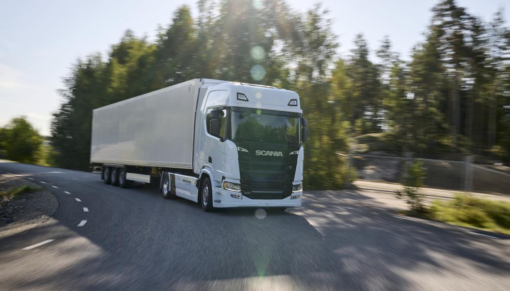 En av Scanias elektriska lastbilar. Foto: Scania
