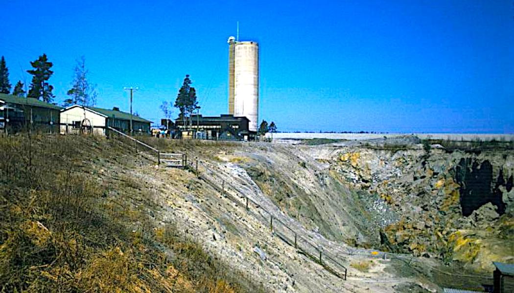 Dagbrottet i Korsnäs 1972. Foto: Korsnäs Mine Center