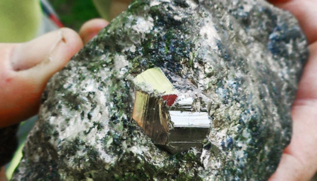 Koboltmalm. Foto: Edine Bakker/SGU