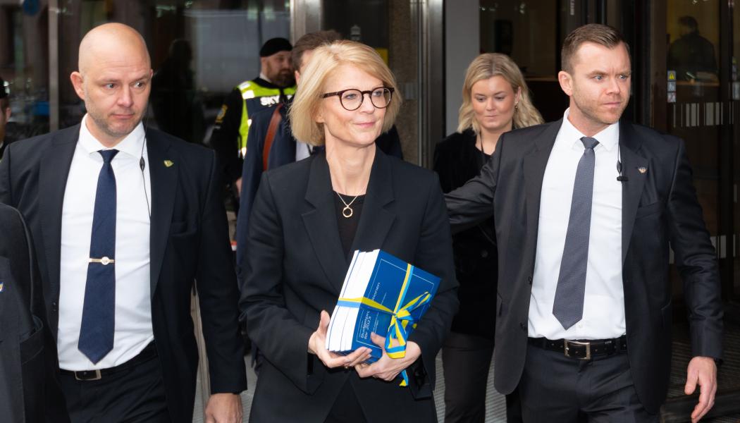 Finansminister Elisabeth Svantesson har presenterat regeringens budgetproposition för 2025. Bild från 2022. Foto: Frankie Fouganthin/Wikimedia Commons