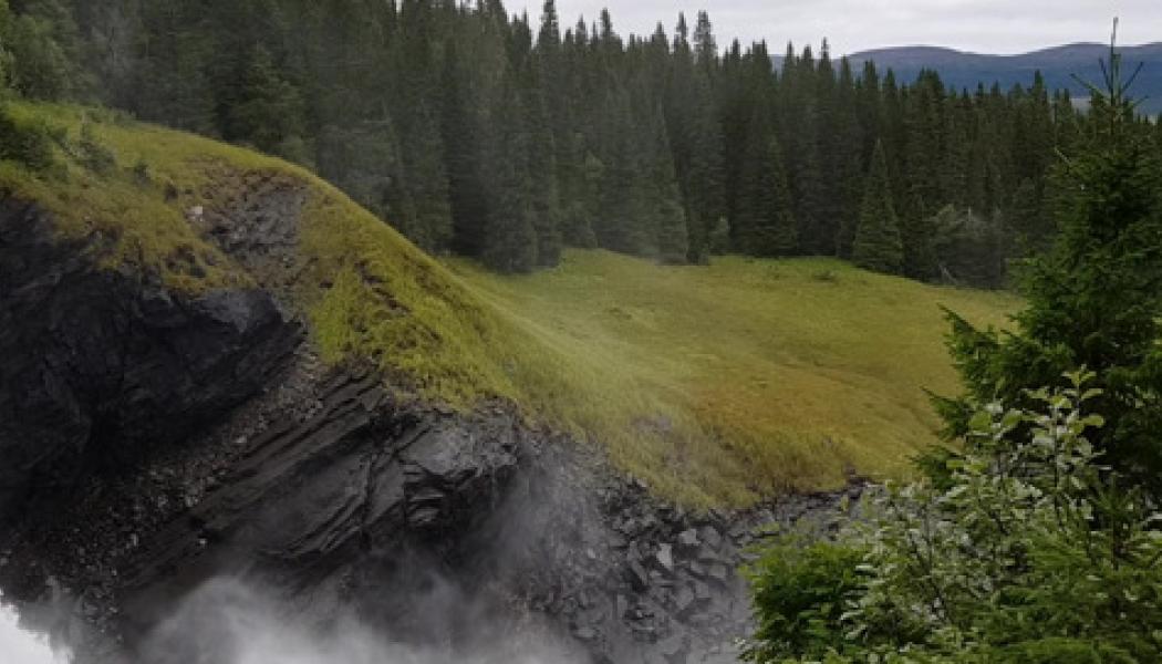 Det finns mycket besöksvärd geologi i Jämtland Härjedalen, bland annat spår av gamla issjöar som bildades när inlandsisen smälte. Foto: SGU