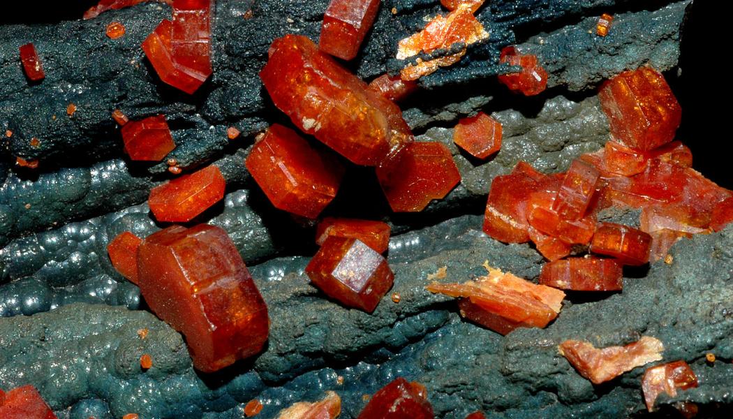 Vanadinit. Foto: Géry Parent/Wikimedia Commons