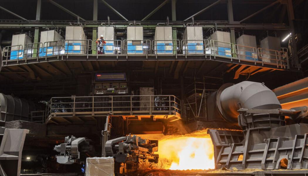 Primetals Technologies SIP-teknologi i en masugn som drivs av Thyssenkrupp. Foto: Primetals Technologies