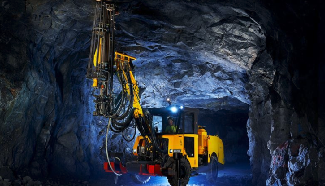 Epirocs Boltec S bergförstärkningsrigg är del av ordern från Dumas. Foto: Epiroc