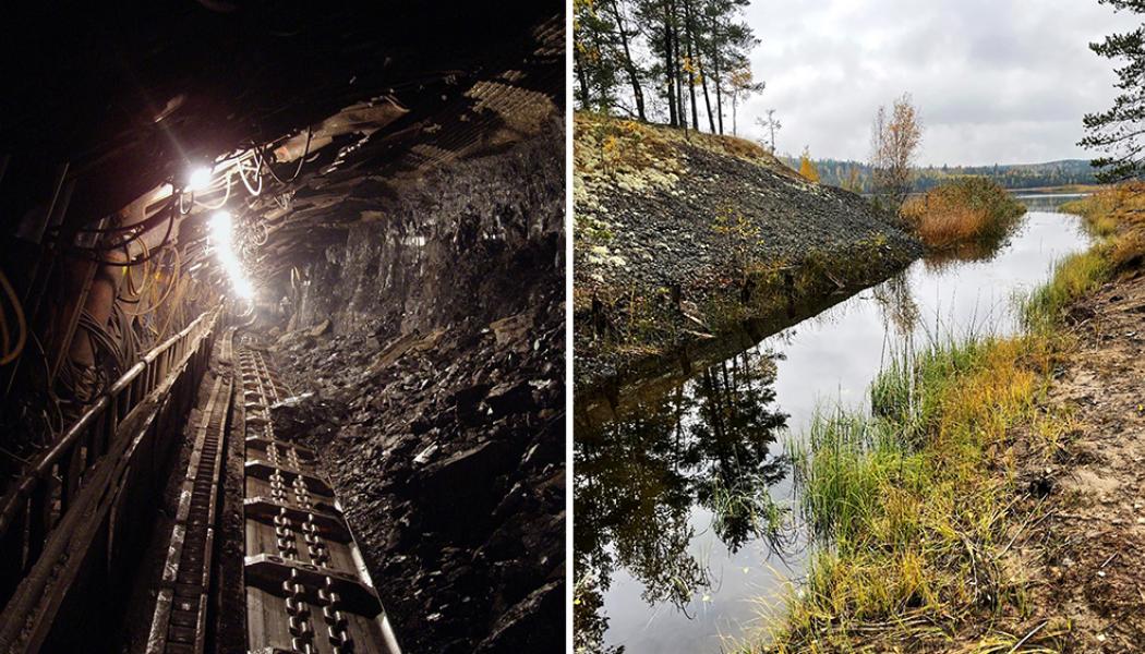I ett uppdrag för Naturvårdsverket har IVL Svenska Miljöinstitutet genomfört en nationell screening vid fyra gruvområden. Foto: IVL