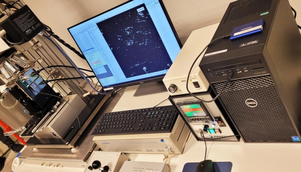 Ett högtemperaturkonfokalt laserskanningsmikroskop. Foto: LTU