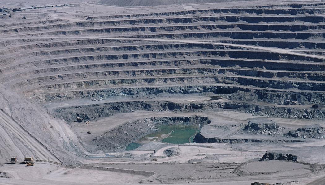 Chuquicamata i Chile är en av världens största koppargruvor i dagbrott. Foto: Wikipedia Commons. Kredit: Reinhard Jahn 