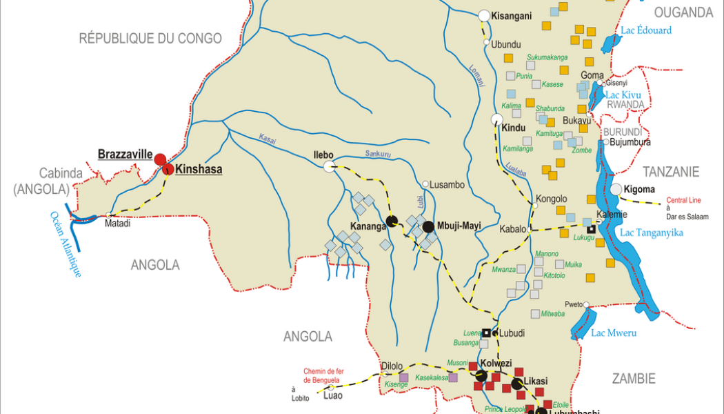 Mineralresurser i Kongo-Kinshasa. Bild: Lysippos/Wikimedia Commons