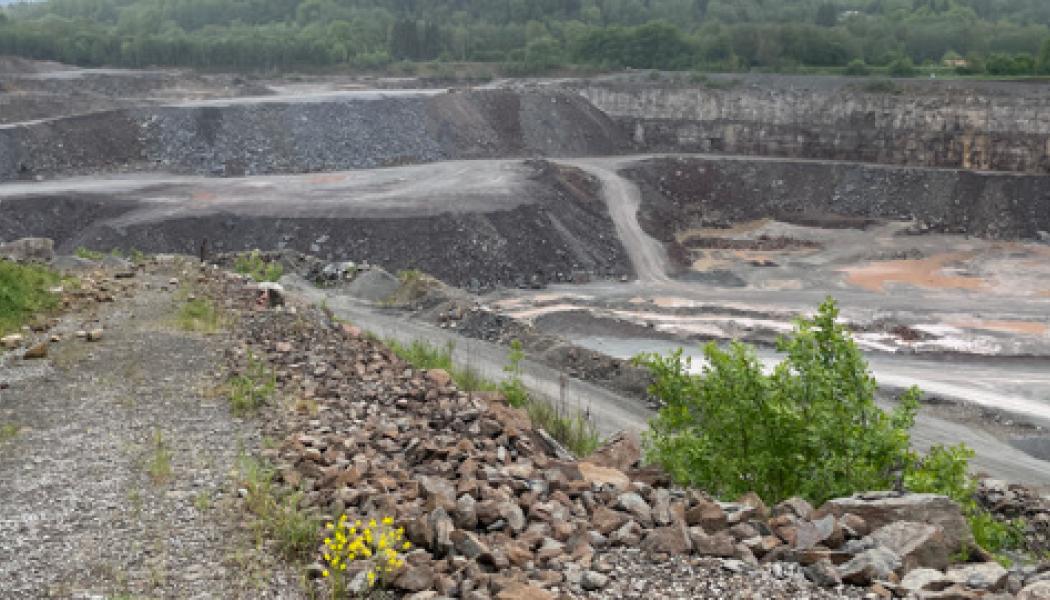 Kalkstensbrottet i Våmb. Foto: Magnus Johansson/SGU