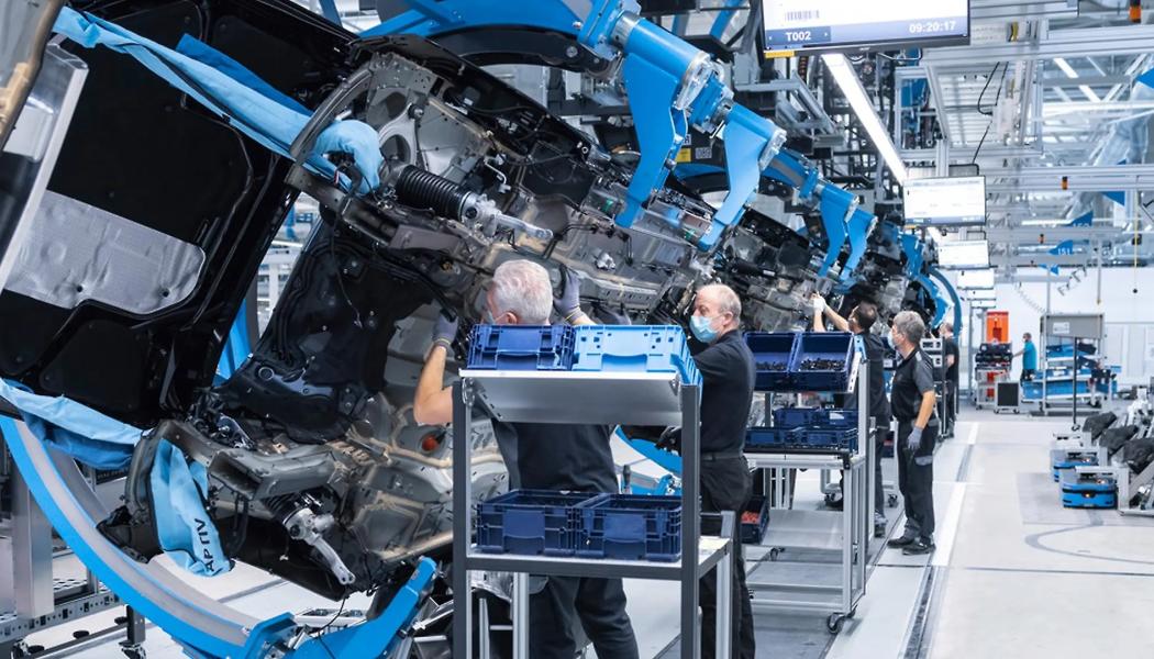 Mercedes-Benz-fabrik i Tyskland. Foto: Mercedes-Benz Group