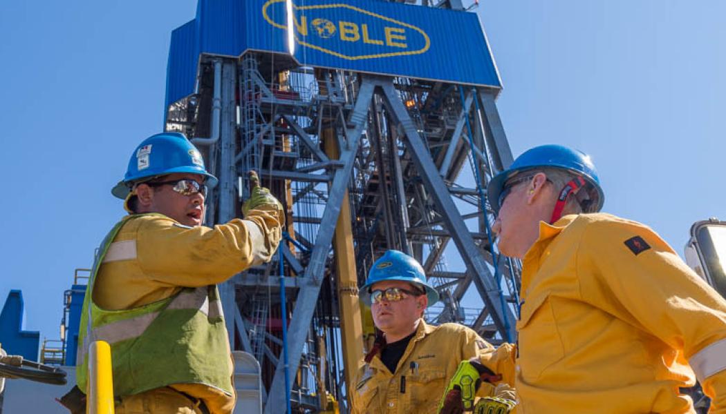 Noble är en stor aktör på den globala energimarknaden med en flotta av högteknologiska borrplattformar och fartyg som används för att utforska och utvinna olja och gas från havsbotten. Foto: Noble Corporation