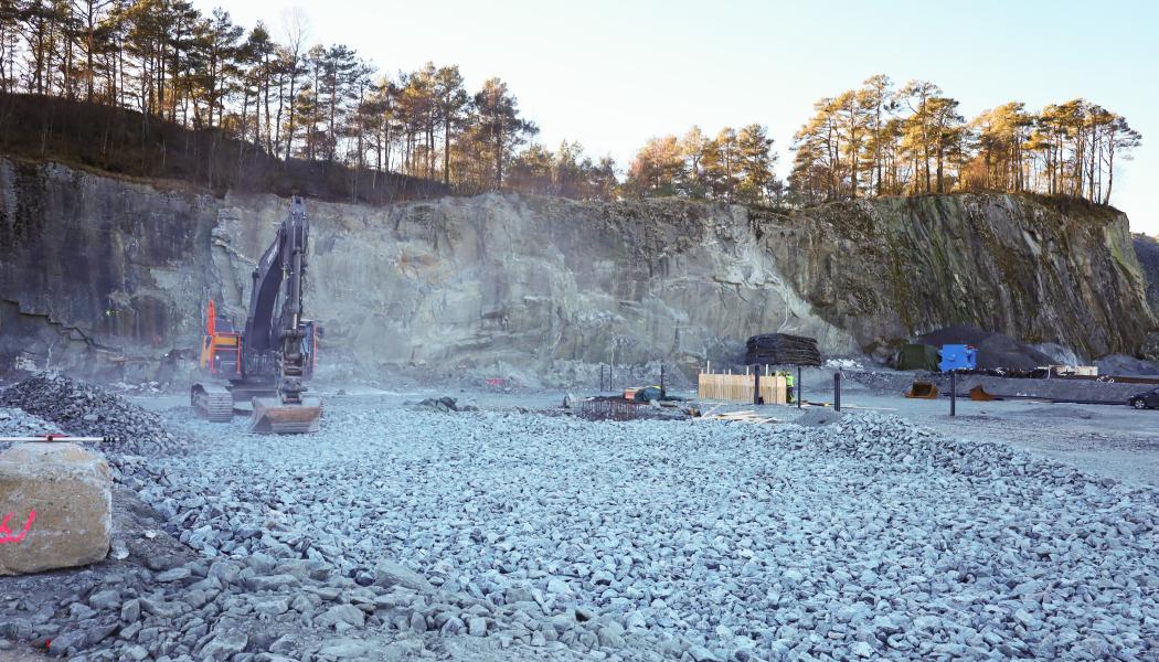 Den nya anläggningen för förorenad mark och bygg- och rivningsavfall har planerad driftsättning under fjärde kvartalet 2026.  Foto: Nordic Bulk