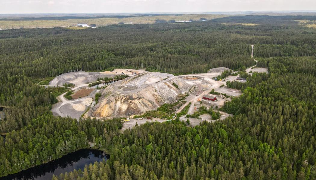 Gruvan i Orivesi ägs av Dragon Mining. som är ett australiensiskt gruvbolag med verksamhet i främst Norden. Foto: Dragon Mining Oy, kredit: Jan Rosenberg