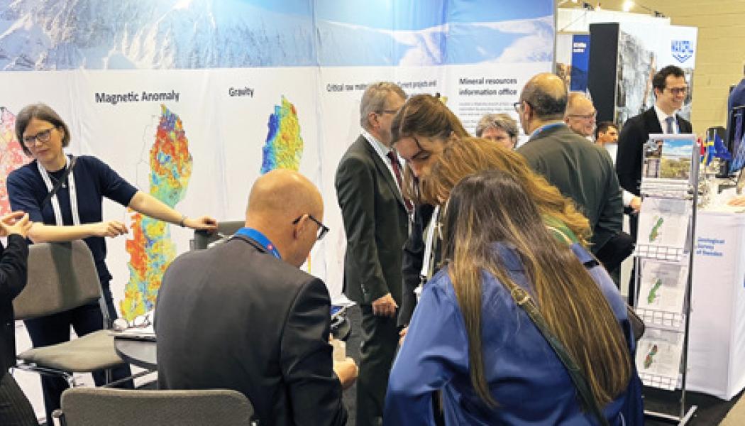 SGU kommer att vara på plats på PDAC Convention, världens största gruvmässa i Toronto i Kanada. Foto: SGU