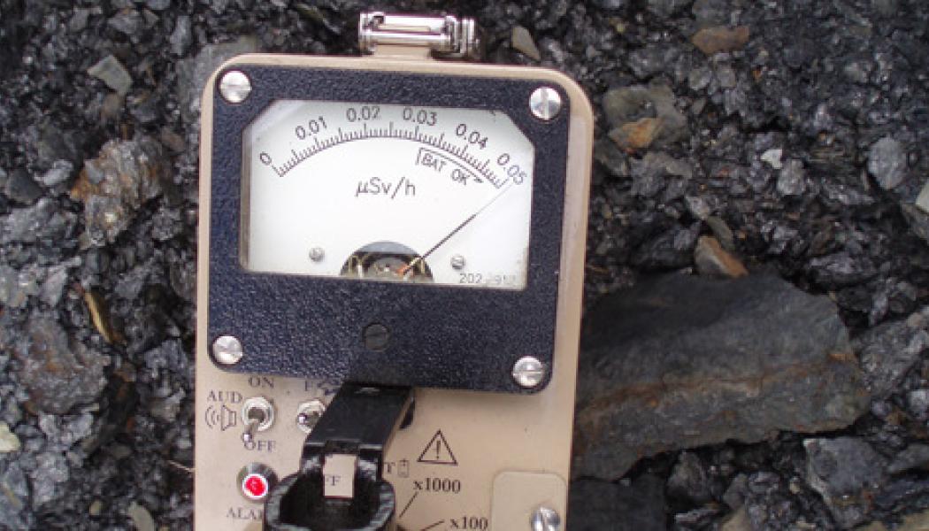En scintillometer som används för att mäta halterna av olika ämnen, som uran, i mineraliseringar. Foto: Berndt Petterson
