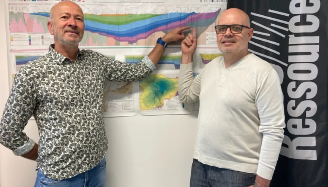 Philippe de Donato och Jacques Pironon. Foto: Universitetet i Lorraine